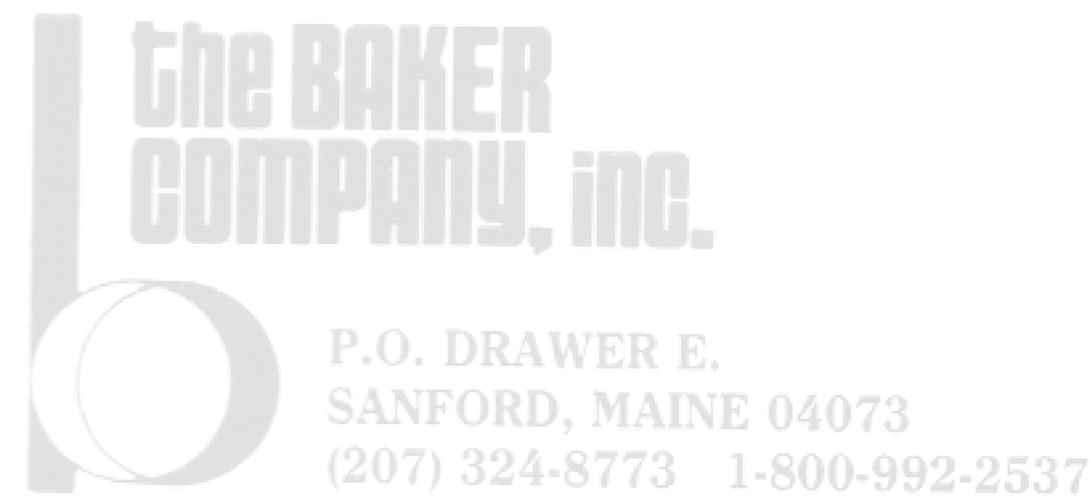 Baker Logo in 1962